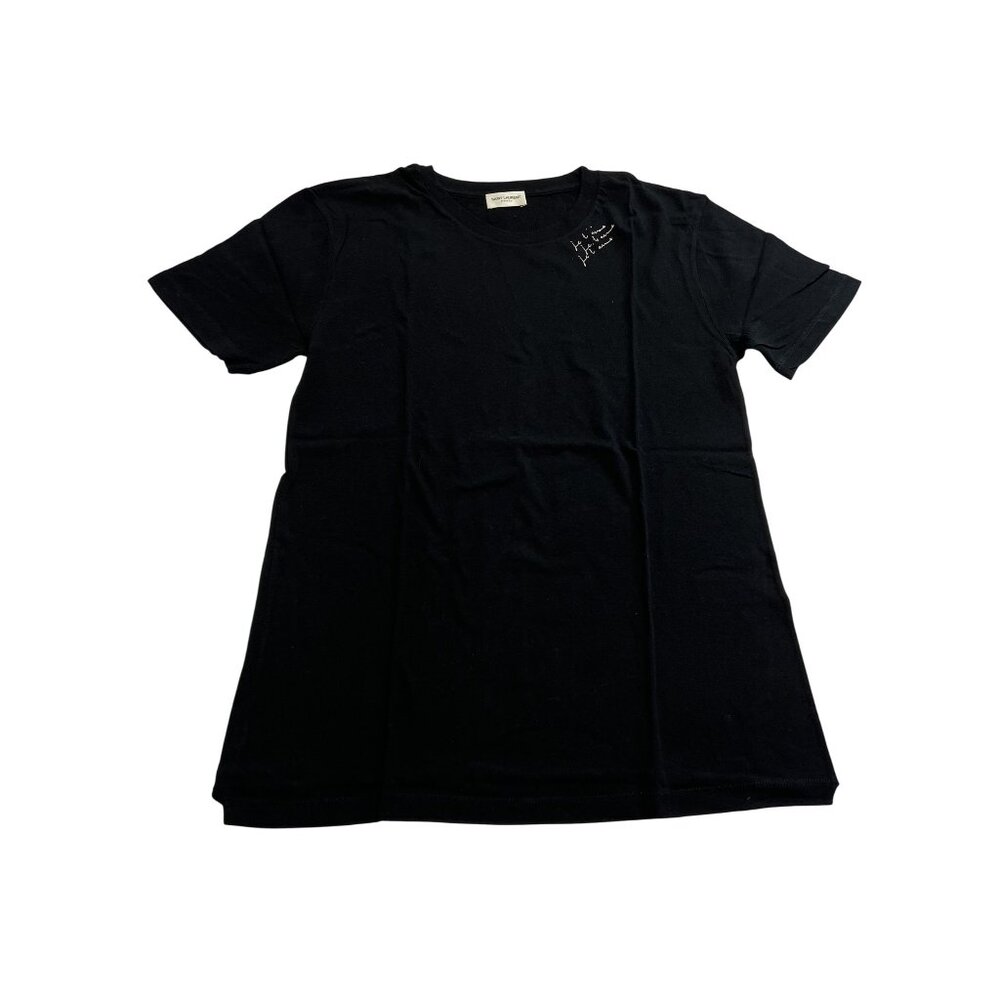 Saint Laurent Je T'Aime T-Shirt in Black